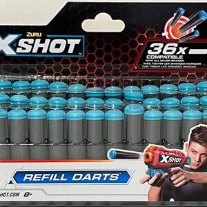 Zuru X-Shot Compatible Refill Darts, 36/Pkt., NIP